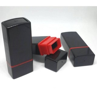 光敏連續印章姓名章，最大印面0.8*1.8cm，彈簧設計，優於原子章，快速出貨, 紫色墨水, 1個