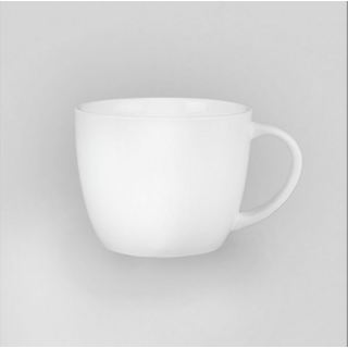 簡約純白陶瓷杯，圓潤杯身握感舒適，多種飲品適用，簡約風格陶瓷水杯, 測白試杯, 1個