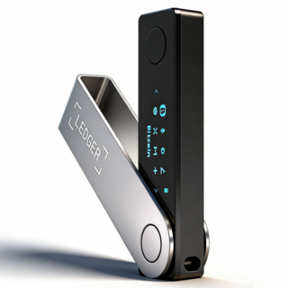 레저나노 X Ledger Nano X 가상화폐 하드웨어 월렛 암호화폐 지갑 비트코인 콜드월렛 블루투스 지원 정품, 1개