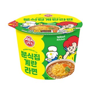 오뚜기 분식집 계란 라면 100g, 12개