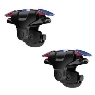 핸드폰 게이밍 콘트롤러 컨트롤러 티소 모바일 트리거 아이폰 안드로이드용 게임 펍지 휴대폰 조이스틱 4 핑거 작동 포나이트나이브스 아웃생존 규칙블랙을 위한 민감한 샷 조준 키 포함, 1개