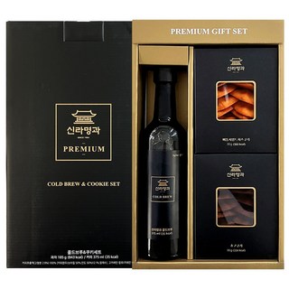 신라명과 수제쿠키 콜드브루 커피 선물세트, 1세트, 1.24kg