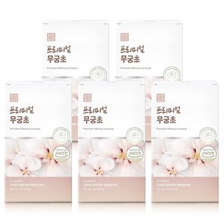 맑은습관 평화 무궁화 무궁초 식약청인증 해썹, 5개, 60정
