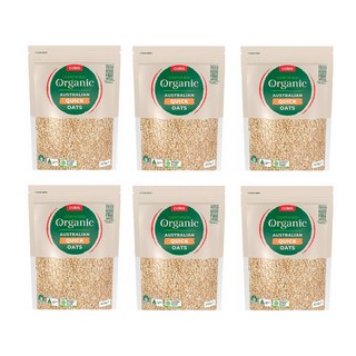 콜스 유기농 퀵 오트밀 귀리 Coles Organic Quick Oats, 6개, 500g