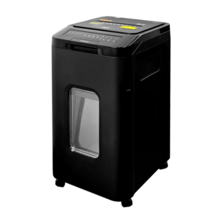 AURORA震旦 全自動400張細碎式多功能碎紙機(53公升)AS400ACM, Black, AS400ACM