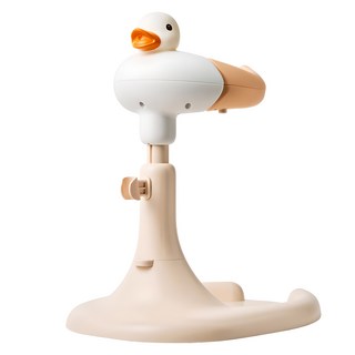 agazzang 嬰兒用鴨造型沐浴手把, 蜜桃粉, 1個