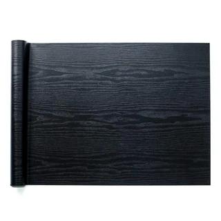 방수 벽 스티커 자기 접착 종이 가구 홈 장식 벽지 시트 침실 거실, 04 45cmx1m, 02 black grain