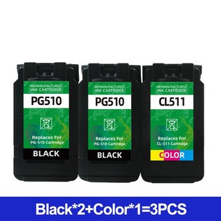 프린트 프린터 호환 PG-510 잉크 카트리지 캐논 CL511 과 호환 PIXMA IP2700, 3개, 05 3PCS
