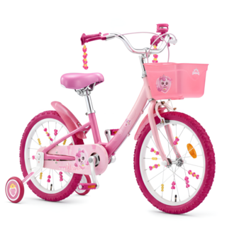 2026 하츄핑 자전거 16인치 아동용 어린이 캐릭터 자전거 신제품, 1개, 111cm, 핑크
