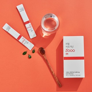 리얼 아르기닌5000 15포 상쾌한하루 고함량활력충전 맛있고간편하게섭취 남녀노소누구나섭취, 300g, 4박스