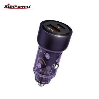 ANBORTEH 安伯特 車用快充 PD QC3.0 充電器 金弘笙, 水晶紫 (ABT-E711V)