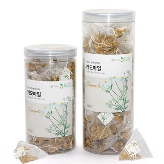 지구마을 생분해필터 PLA 캐모마일 허브티백차, 1개, 50개입, 1g