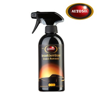 오토솔 벌레 자국 제거제 스프레이 500ml 곤충 잔해 오염 클리너 크리너 자동차 차량 세차, 1개