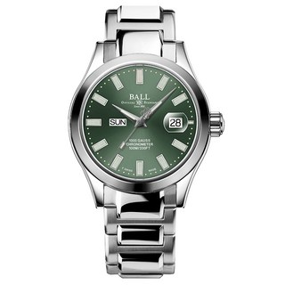 BALL 波爾(NM9036C-S1C-GR) B2_Engineer III 經典色自體發光微型氣燈機械錶-綠40mm