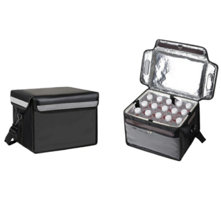 18L 外送保溫箱/保冷袋, 黑色