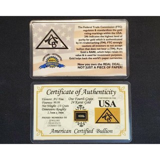 윙윙쇼핑 24K 99.99% 골드바 실버바 은 금 순금 순은 황금 수집 수장 수입 보증서 귀중품 선물 고급 취미 투자 기념품 공예품 인증 보석 카드형 부모님, 1/4 Grain 골드바