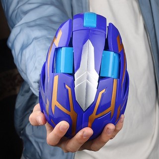 咖寶蛋神 超大號變形恐龍蛋哈寶戰神提特拉轟霸王龍恐龍玩具蛋 - 新款熱賣, 1個, 巨大號翼龍【藍色】