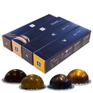 네스프레소 버츄오 캡슐커피 라떼러버팩 +행주 사은픔증정 (도피오 스쿠로 돌체 피콜로)