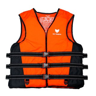국산 물놀이용품 유아 아동 유아동 어린이 청소년 학생 여자 여성 남자 남성 성인 구명조끼 소형 중형 대형 특대형 안전 구명조끼, 04.돌핀구명조끼XL(오렌지)