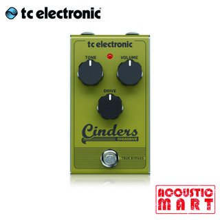 TC Electronic CINDERS OVERDRIVE 오버드라이브 이펙터 페달, 1개