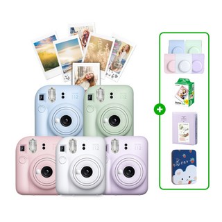 인스탁스 미니12 라일락 퍼플 풀세트 사진