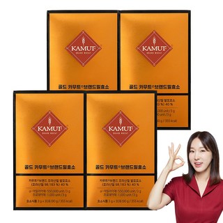 그레인온 골드 카무트 브랜드밀 효소, 90g, 4개