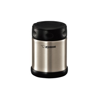 【ZOJIRUSHI象印】不鏽鋼真空燜燒杯 SW-EAE35 350ml 保溫保冷 廣口易清洗, 銀色(XA), 1個