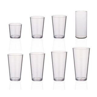 에코젠 친환경 깨지지 않는 투명 카페 컵 8종, 20oz (620ml), 1개, 1개