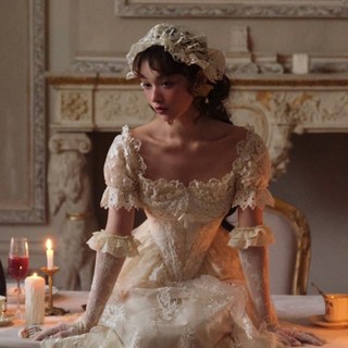 무대의상프릴공주원피스 공주무대의상 중세 레트로 무대 캐주얼웨딩코디