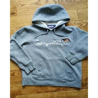 Aeropostale 女款 刷毛 小猴子 連帽T 長袖 大學T