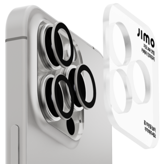 지모 아이폰 나노핏 플랫 메탈 카메라 렌즈 AR 강화유리 보호필름, 1개