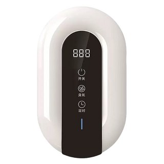 壁掛式空氣清淨機，除臭殺菌，多場景適用，小巧不佔空間，操作簡單方便, 黑色+白色, 空氣淨化器GQ-10