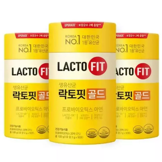 종근당 락토핏 생유산균 골드 프로바이오틱스 아연 유산균 라토픽, 2g, 6개