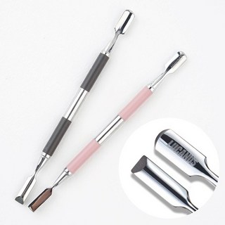 NEW 루카너스 네일푸셔 (실리콘) 전문가용 일자 라운드, 1개, 푸셔 인디핑크 /K008