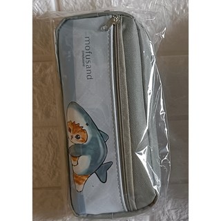 貓福珊迪 雙拉大容量筆袋 手提立體筆袋 三麗鷗授權 可愛造型 學生文具收納, 1個, 貓福三拉-灰(壽司), 灰(壽司)