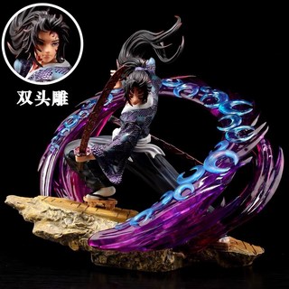 코쿠시보 츠기쿠니 요리이치 전투 23CM COLLECTOR 야이바 귀멸의 귀멸의칼날피규어, 흑사모 높이 약 21cm 점등 가능, 1개