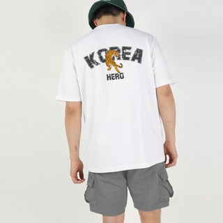 엠블룩 대한민국 태극기 로카 반팔티 Korea Tiger 남성 여성 빅사이즈 S~4XL