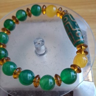 西藏九眼天珠手串*10，28mm 精選手工串珠，提升個人氣質與品味, 1個