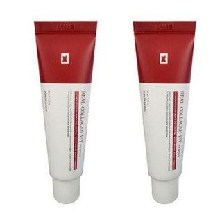 리얼 콜라겐 핏 50g 피부 수분 광채 크림 팩, 2개