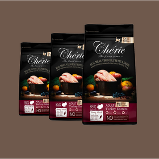 [쉐리FD트릿30g 3개증정] 쉐리 캣 고양이 생육 기능성 사료 2kg 3종혼합(총3개), 1세트, 칠면조