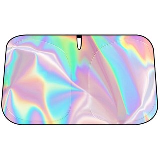 車用鐳射遮陽板 遮光UPF50+ 降溫防曬 好收納【178小舖】前擋風玻璃遮陽, SUV大號, 1個