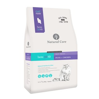 네츄럴코어 베네 3212 전연령용 고양이 건식사료, 1개, 7kg, 닭+오리