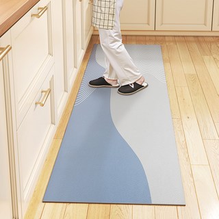 희망가 5mm 두께 주방매트 미끄럼방지 방수 PVC 발매트, B, 1개