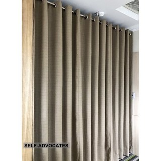自我主張窗簾坊 全遮光布簾 鐵圈型式 附贈綁繩, 詳見包裝