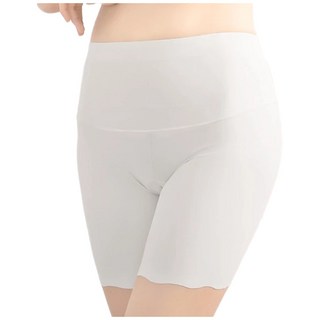冰絲涼感無痕高腰收腹安全褲 Set 2 強力透氣 多色可選, F, 白色