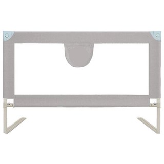 PETS WANT 垂直升降床邊護欄 70cm安全高度 適用於18個月以上 - 5歲兒童 灰色 1組, 灰色180CM