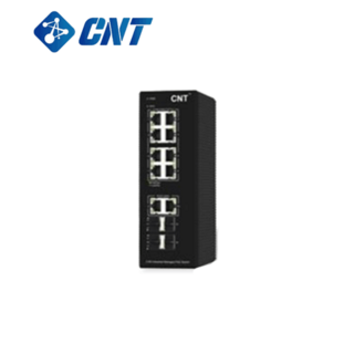 씨엔테크 CT-0804IMP 산업용 기가비트 POE 8포트 SFP 4포트 POE 광 스위치허브, 1개