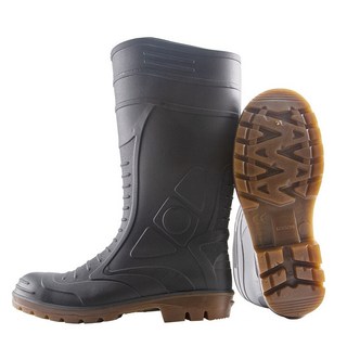 金橡 39-44 雨鞋 勞保雨靴 高筒 防滑 水鞋 防砸 鋼頭 工地安全 防護 礦工膠套靴 耐磨 避震