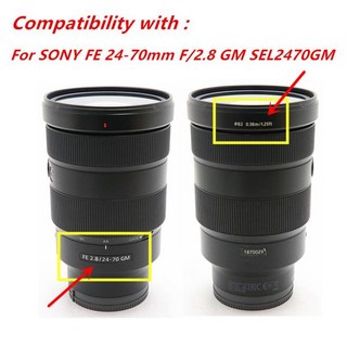 소니 FE 24-70mm F/2.8 GM SEL2470GM A7C A1 A9 A7S A7R V IV III 호환 ALC-SH141 가역 카메라 렌즈 후드, 1개