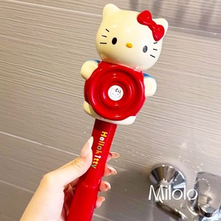 헬로키티 귀여운 샤워기 샤워기헤드 필터샤워기 샤워헤드 욕실샤워기 샤워기세트 절수샤워기, 1.5m 실버 호스 포함 HelloKitty, 1개